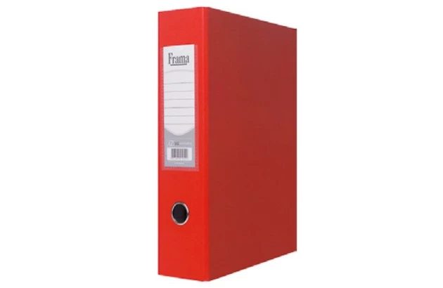 PASTA REGISTRADORA AZ OFÍCIO LOMBO LARGO USUAL VERMELHO - 28X8X34,5CM - UNDIDADE | FRAMA