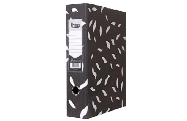 PASTA REGISTRADORA AZ OFÍCIO LOMBO LARGO USUAL TIGRADO - 28X8X34,5CM - UNDIDADE | FRAMA