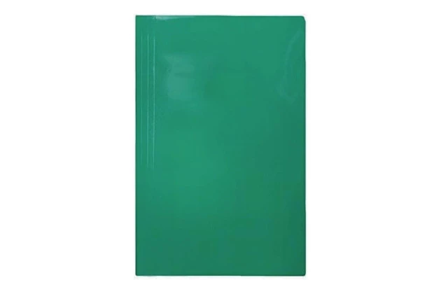 PASTA GRAMPO TRILHO PLÁSTICO PAPEL CARTÃO DUPLEX 250G/M² OFÍCIO VERDE - UNIDADE | FRAMA