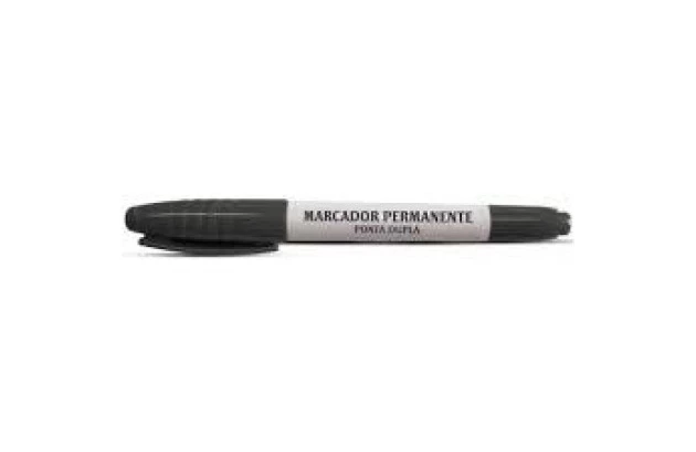 MARCADOR PERMANENTE PONTA DUPLA PRETO - PONTA TRAÇO 0.4 A 1.0 MM | ACRILEX