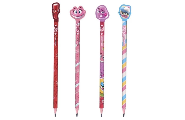 LÁPIS HB PRETO COM BORRACHA NA PONTA FINI LEO&LEO