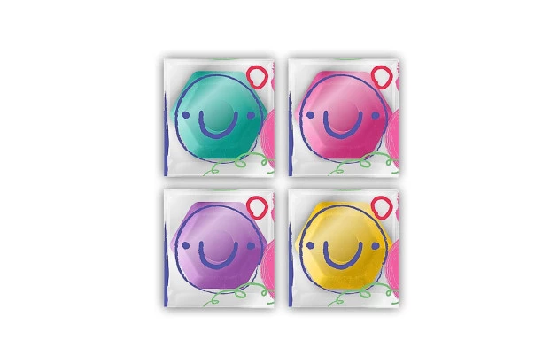 BORRACHA ERGONÔMICA HEXAGONAL COLOR JOY SORTIDA INCLUSÃO LEO&LEO