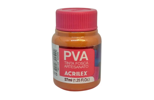 TINTA PVA FOSCA PARA ARTESANATO 37ML CAPUCCINO 585 -  UNIDADE | ACRILEX 3240