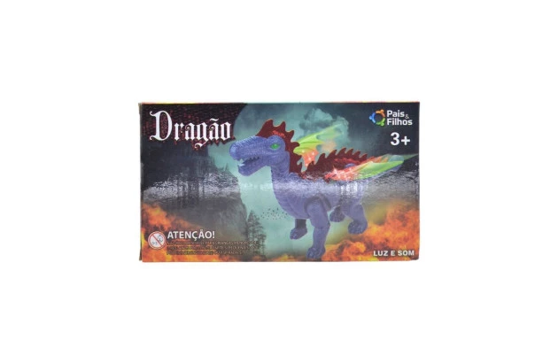 BRINQUEDO DRAGÃO LUZ E SOM PAIS & FILHOS