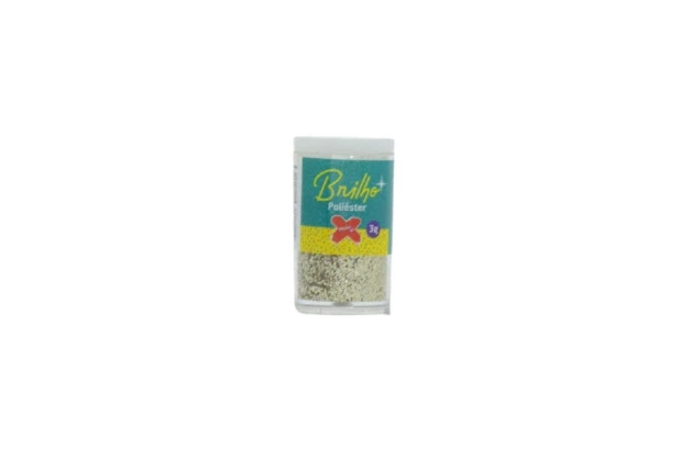 GLITTER ESCOLAR OURO BRANCO 3G MAKE+