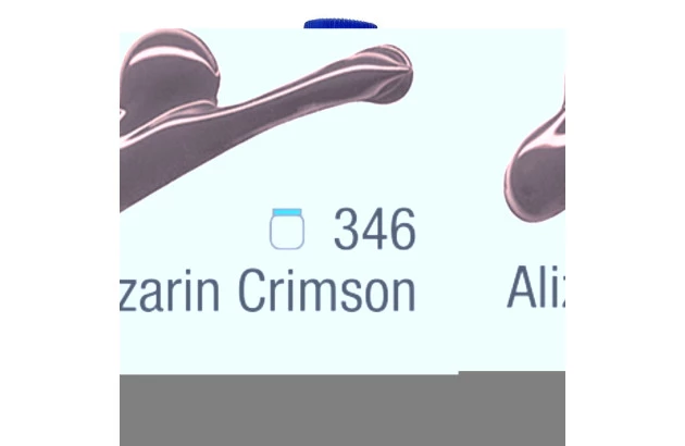 TINTA ACRÍLICA PARA TELA ACRYLIC COLORS 20ML ALIZARIN CRIMSON 346 - UNIDADE | ACRILEX 13123