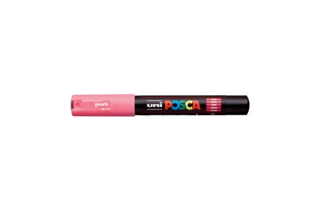CANETA POSCA PC-1M ROSA - PONTA EXTRAFINA BALA-CÔNICA 0,7MM BASE DE ÁGUA | UNI-BALL