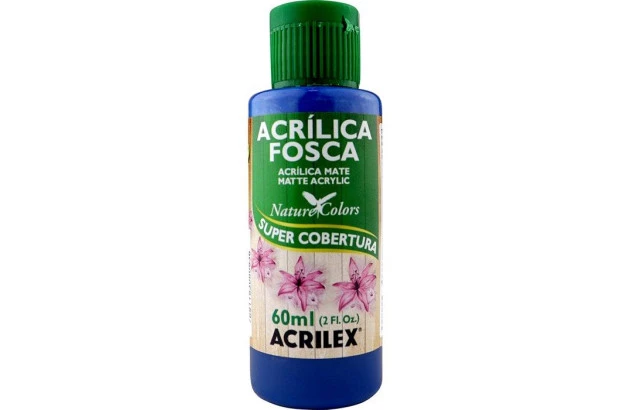 TINTA ACRILICA FOSCA ARTESANATO 60ML AZUL 559 – UNIDADE | ACRILEX 3560