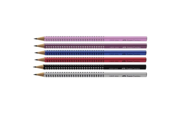 LAPIS PRETO ECOLAPIS GRAFITE GRIP 2001 CORES SORTIDO FABER CASTELL