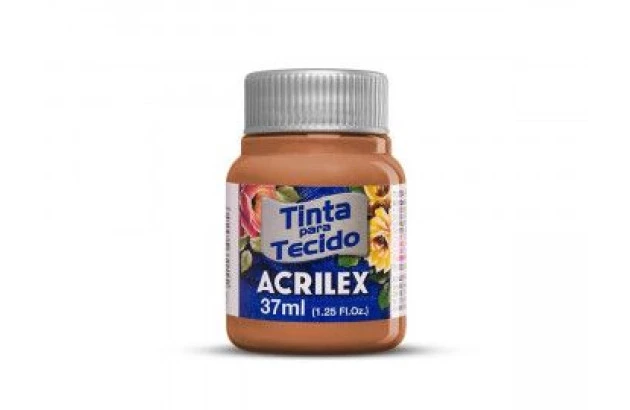 TINTA PARA TECIDO FOSCA 37ML MARROM CAFÉ 953 - UNIDADE | ACRILEX 4140