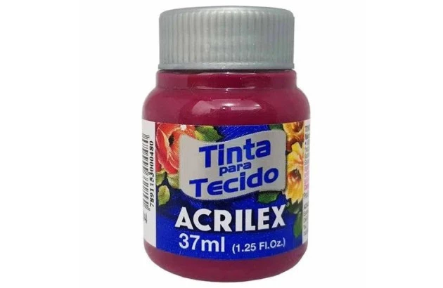 TINTA PARA TECIDO FOSCA 37ML FUCHSIA 804 - UNIDADE | ACRILEX 4140