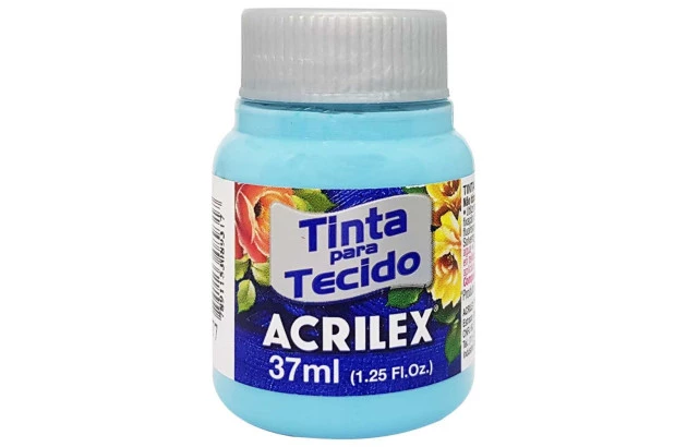 TINTA PARA TECIDO FOSCA 37ML VERDE MUSGO CLARO 926 - UNIDADE | ACRILEX 4140
