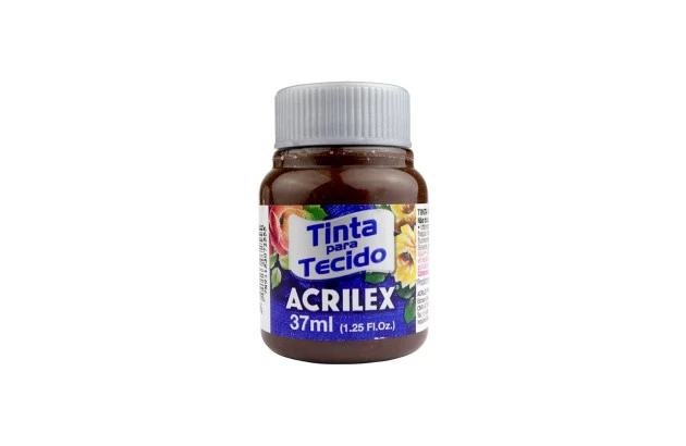 TINTA PARA TECIDO FOSCA 37ML RUSTICO 896 - UNIDADE | ACRILEX 4140