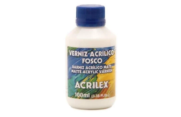 VERNIZ ACRÍLICO FOSCO PARA MANUALIDADES 100ML ACRILEX 1691
