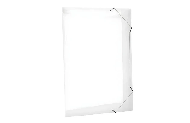 PASTA ABA ELÁSTICA A3 PP SEM LOMBO TRANSPARENTE LINE 520X365 MM | DAC 700PP-TR