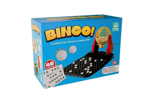 JOGO DE BINGO COM 48 CARTELAS ACIMA DE 5 ANOS NIG