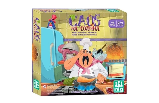 JOGO CAOS NA COZINHA IDADE + 5 ANOS | NIG BRINQUEDOS