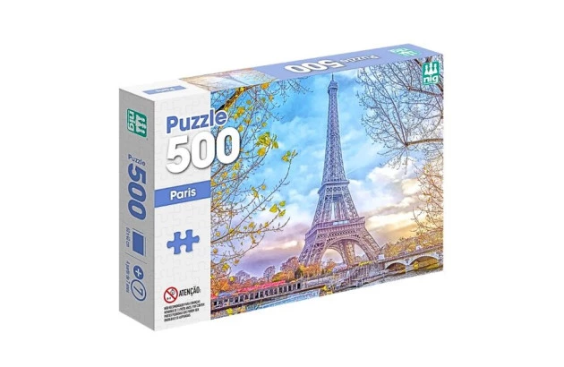 QUEBRA CABECA PARIS 500 PEÇAS | NIG BRINQUEDOS