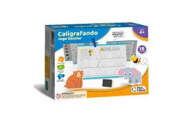 JOGO EDUCATIVO CALIGRAFANDO COM 16 ATIVIDADES + 4 ANOS PAIS E FILHOS