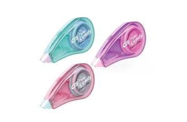 CORRETIVO EM FITA TAPE CANDY 5MM X 6M FORMATO ANATÔMICO SORTIDOS CIS