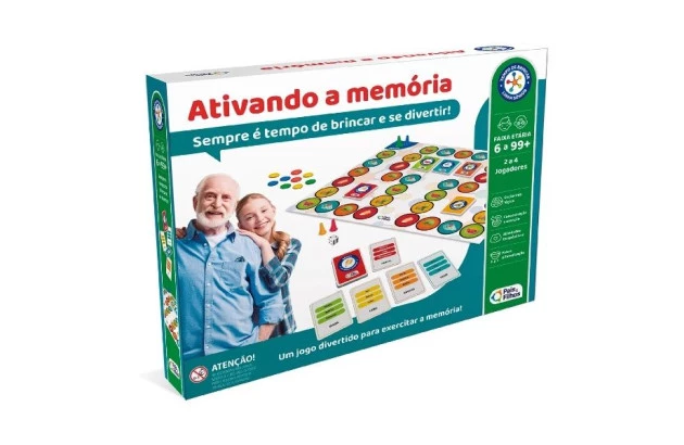 JOGO ATIVANDO A MEMORIA LINHA SENIOR PAIS E FILHOS