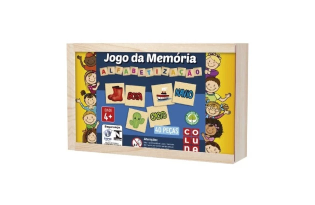 JOGO DA MEMORIA ALFABETIZAÇÃO + 4 ANOS COLUNA