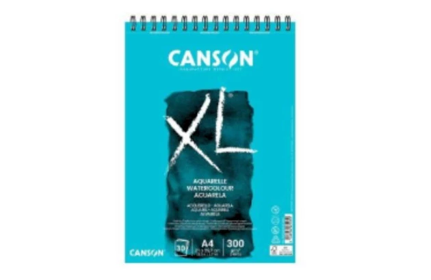 BLOCO CANSON XL BOOK AQUARELA A5 300G/M² 20 FOLHAS | AQUARELLE
