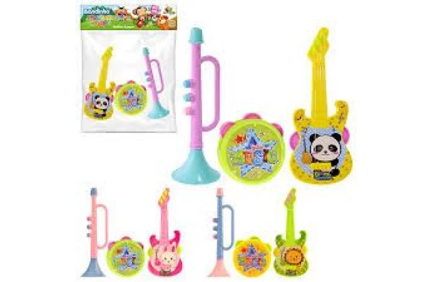 BRINQUEDO BANDINHA COM 3 PEÇAS