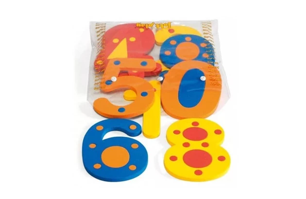 BRINQUEDO NUMERAIS COM PINOS EVA 10PCS 30.02 JOTT PLAY
