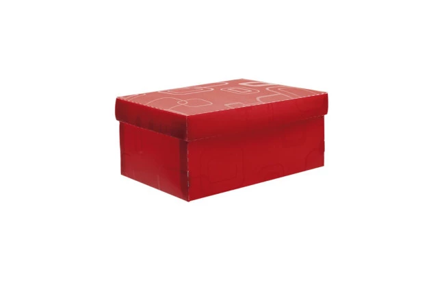 CAIXA ORGANIZADORA MINI SAPATO VERMELHO 2169U DELLO